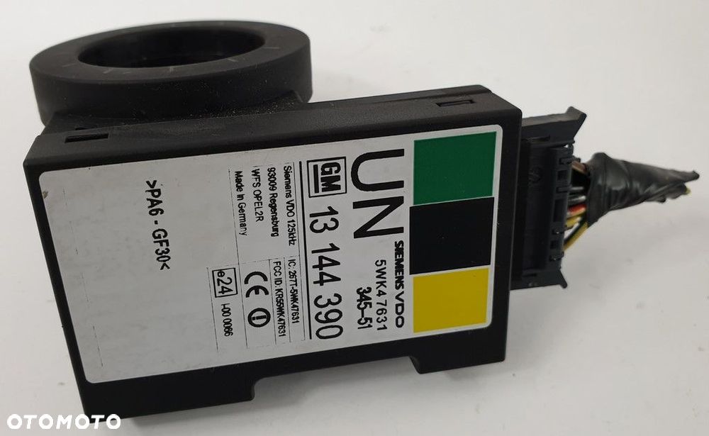 PĘTLA IMMO IMMOBILIZERA OPEL AGILA A 13144390 - 1