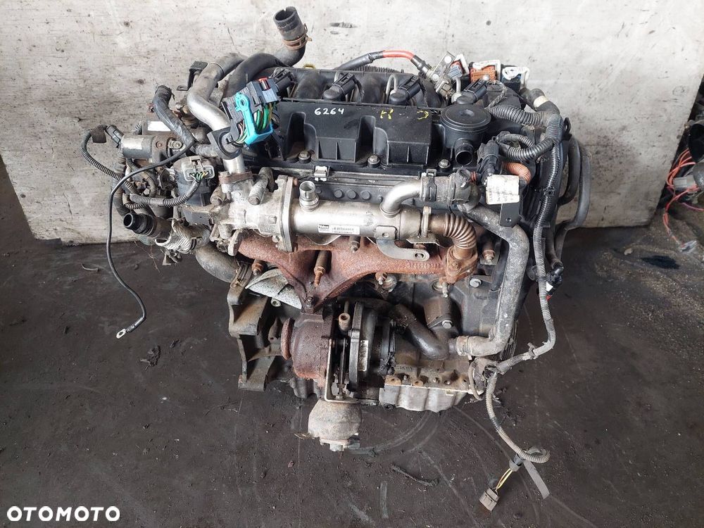 SILNIK DIESEL + UKŁAD WTRYSKOWY + TURBINA VOLVO V50 I D4204T  9654615580 - 7