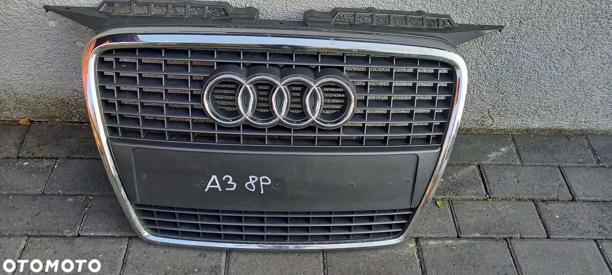 Atrapa grill audi a3 8p0 05-08 ORYGINAŁ 8p4853651 - 1