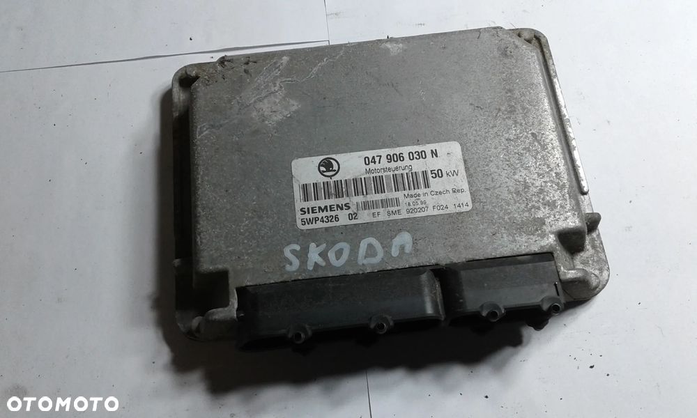STEROWNIK SILNIKA SKODA FELICIA 047906030N SKODA - 1