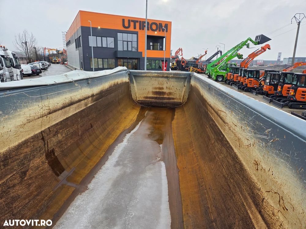 Meiller 3 axe, 28mc, axe SAF, prelata, roata rezerva, axa liftabila, picoare sprijin, masa propie 6,7t, scena vizitare, STARE FOARTE BUNA-posibilitate leasing 4 ani-PROMOTIE 23900 EUR+Tva - 13