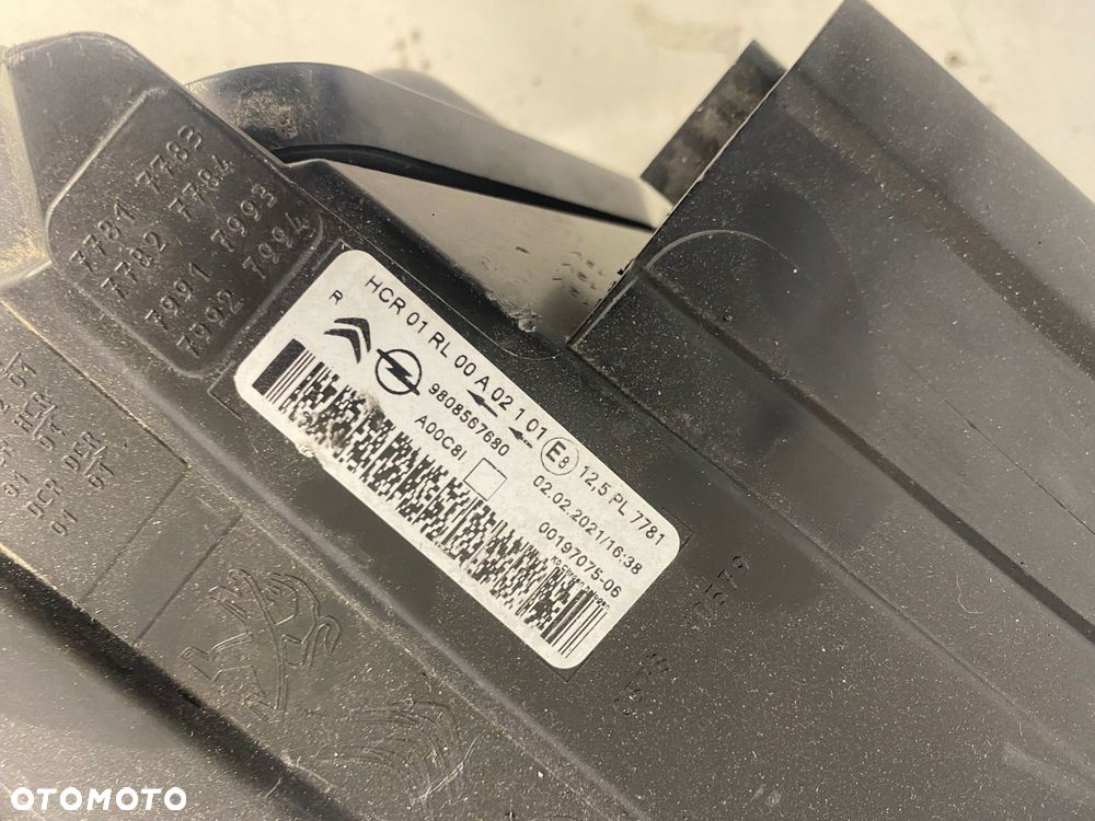 lampa prawy przód prawa przednia citroen jumpy iii expert proace eu - 16