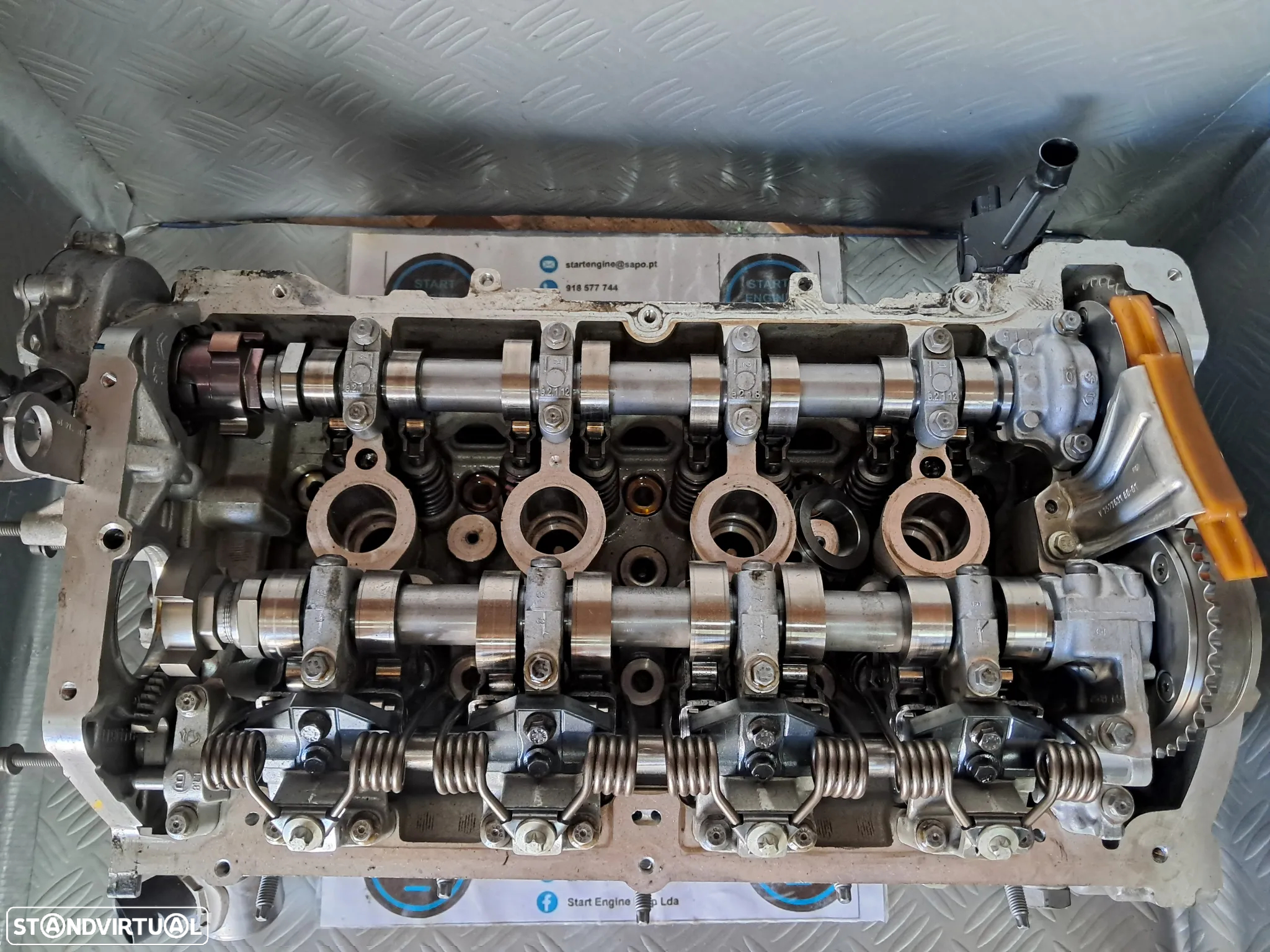 Cabeça de Motor colaça Peugeot Citroen 1.6 Turbo 16v Ds7 Ds4 5008 II 508 II 3008 II C4 C5 Opel THP - 2