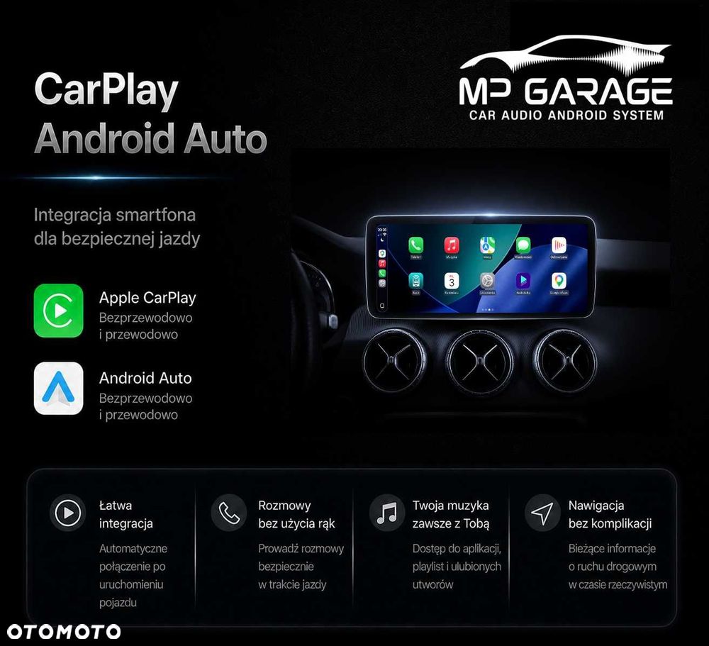 Mercedes A CLA GLA Android 8GB 128GB CarPlay Android Auto LTE GPS - 3