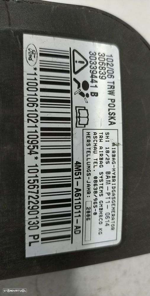 Airbag Banco Fte Esq Ford Focus Ii (Da_, Hcp, Dp) - 4