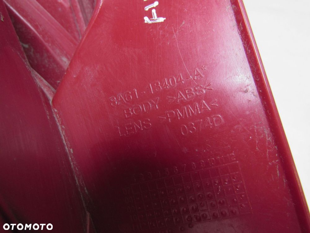 FORD FIESTA VII MK7 08-13 LAMPA TYL TYLNA PRAWA 8A61-13404-A - 6