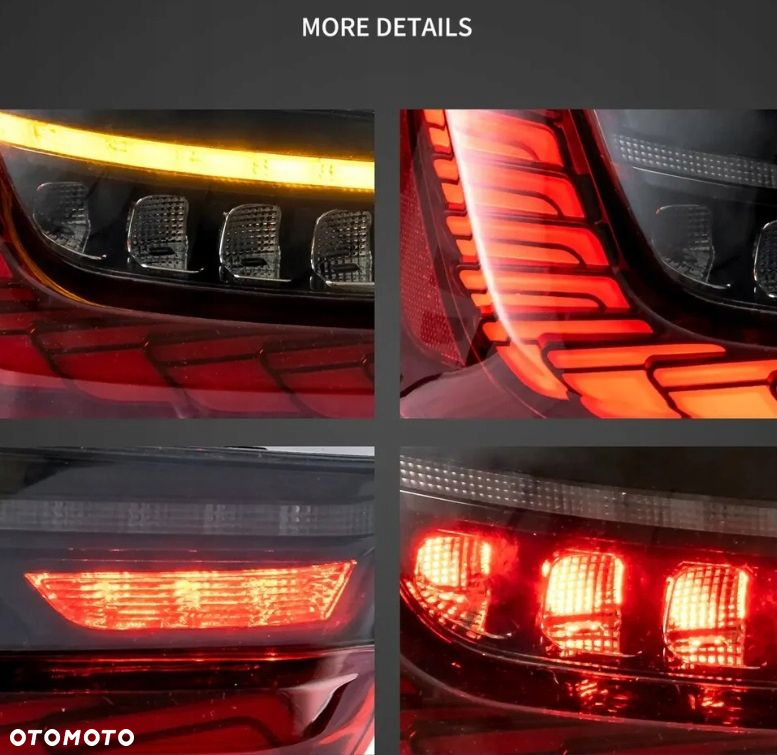 Lampy tyl ne kpl Vland Full Led Neon Oled Tuning Bmw 3 g20 g80 2019-2024 - 6
