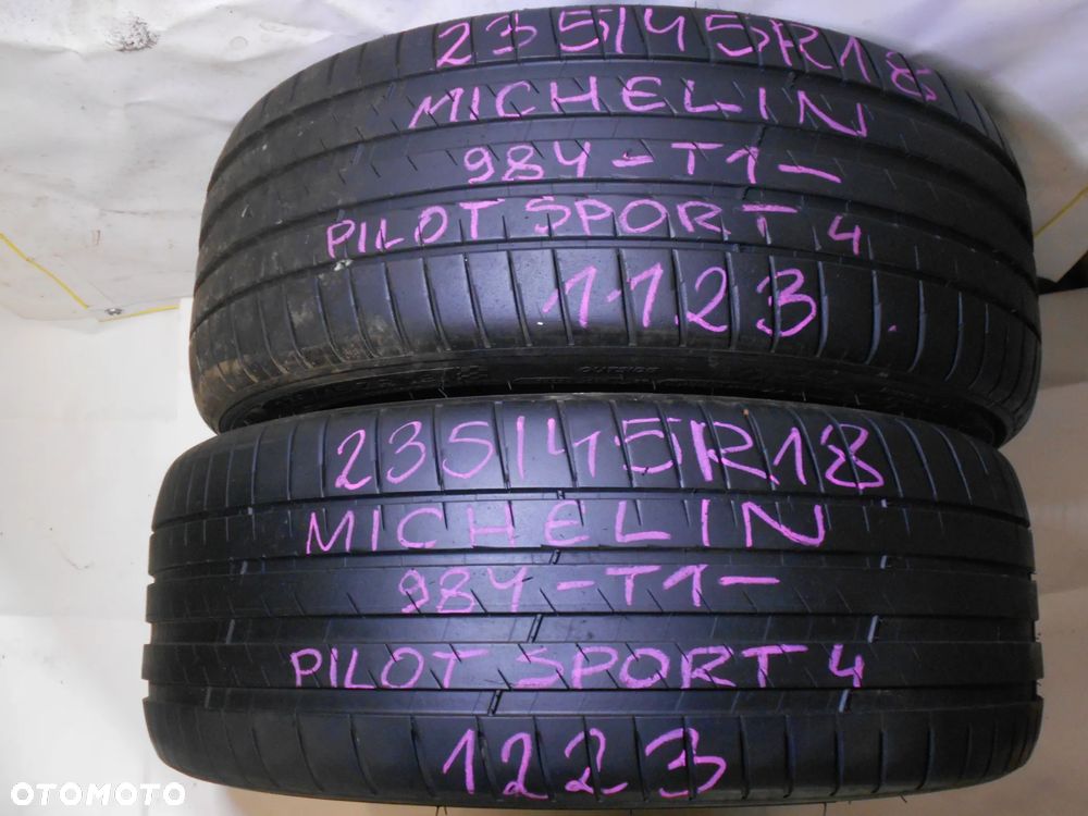 OPONY 235/45R18 MICHELIN PILOT SPORT 4 T1 DOT 1223 6.2MM - 1