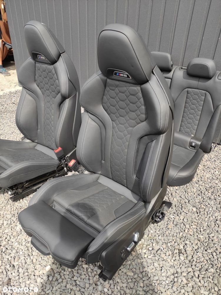 FOTELE KANAPA BOCZKI BMW M8 F93 G16 COUPE WENTYLOWANE GRZANE EUROPA CH - 3