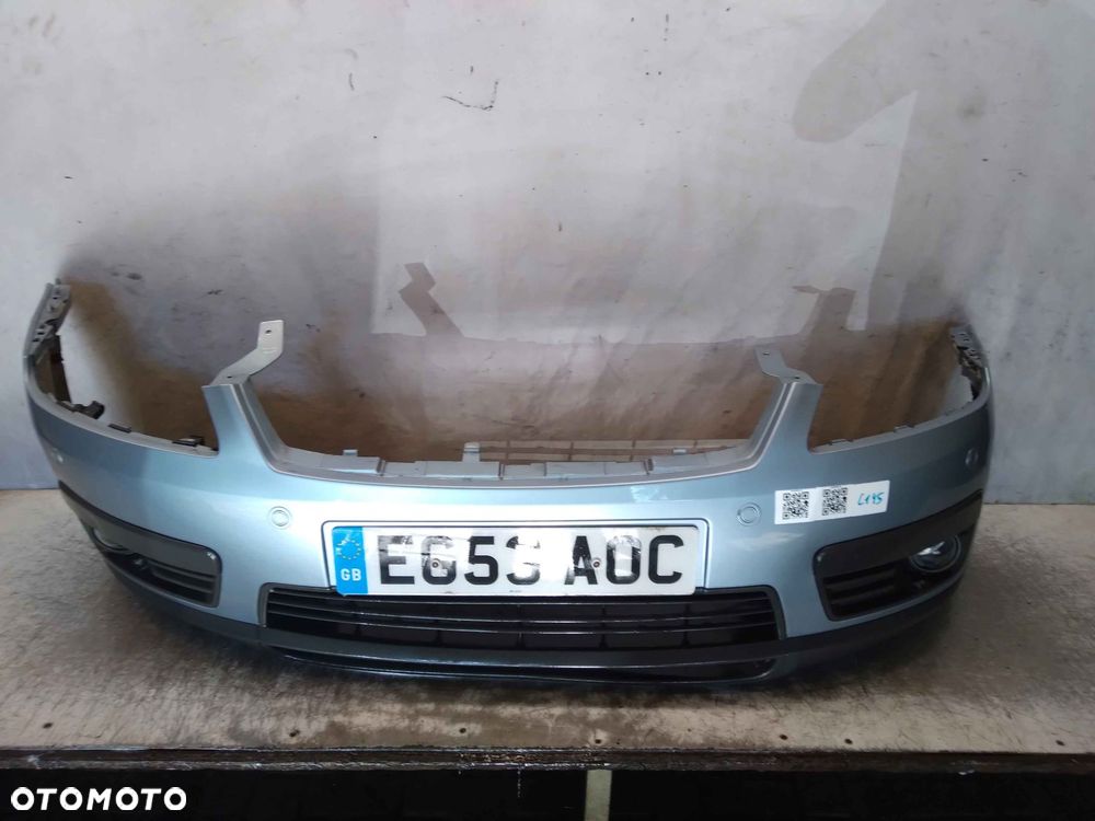 ^ ZDERZAK PRZÓD PRZEDNI DO FORD FOCUS C-MAX Z3 BŁĘKITNY PDC CZUJNIKI HALOGENY - 1