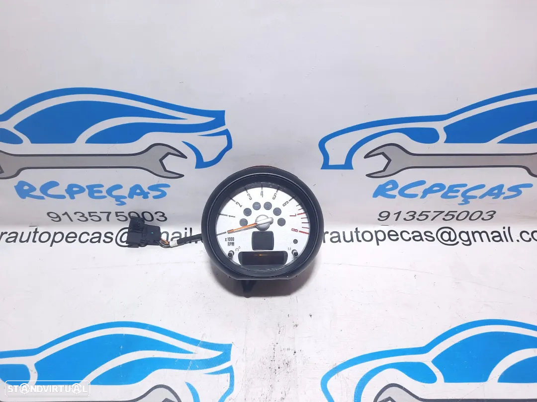 QUADRANTE MOSTRADORES ROTAÇÕES MINI COOPER R56 6210927555902 62109275559 927555902 9275559 R55 CLUBMAN R57 CABRIO R58 COUPE R59 ROADSTER R60 COUNTRYMAN R61 PACEMAN - 3