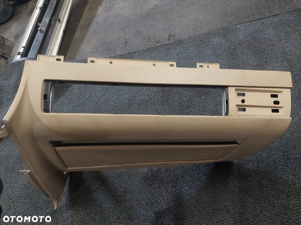 VOLKSWAGEN T5 MULTIVAN OSŁONA KONSOLI SCHOWEK BEŻOWA 7H5858904 - 1