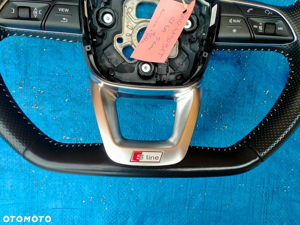 Audi Q7 SQ7 4M S-Line / 4M0419091T / Kierownica ŚCIĘTA / ŁOPATKI / GAŁKA MIESZEK / ORYGINAŁ - 4