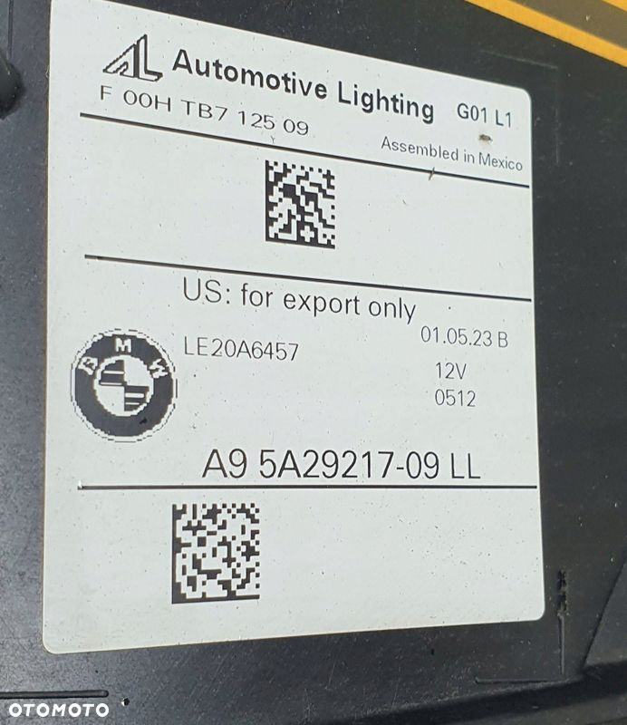 BMW X3 G01 X4 G02 Lift LCI LED Laser lewa lampa przednia przód reflektor - 5