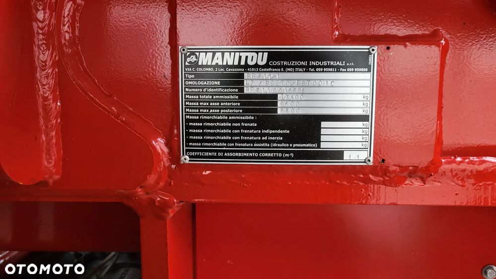 Manitou MTR 2150/ Ładowarka teleskopowa obrotowa  / Podnośnik koszowy sterowany z pilota/ - 35
