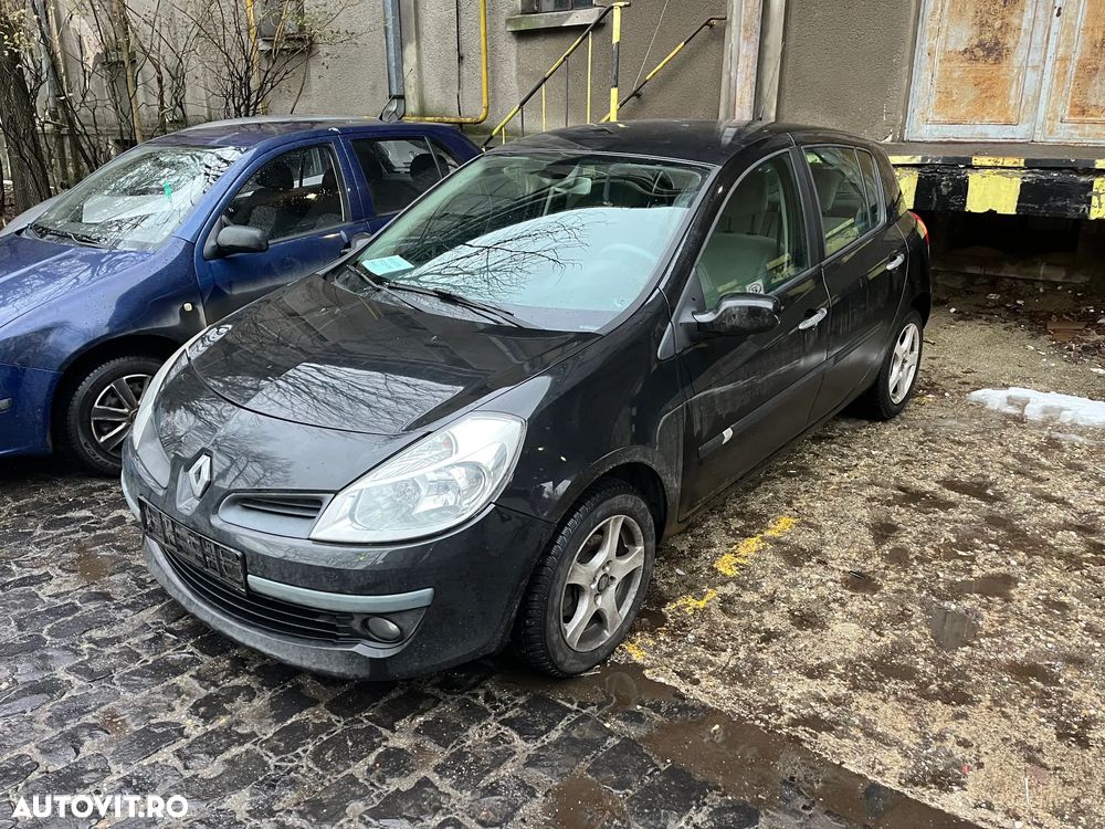 Bara fata completa Renault Clio 3 negru cu proiectoare 2005-2009 - 6