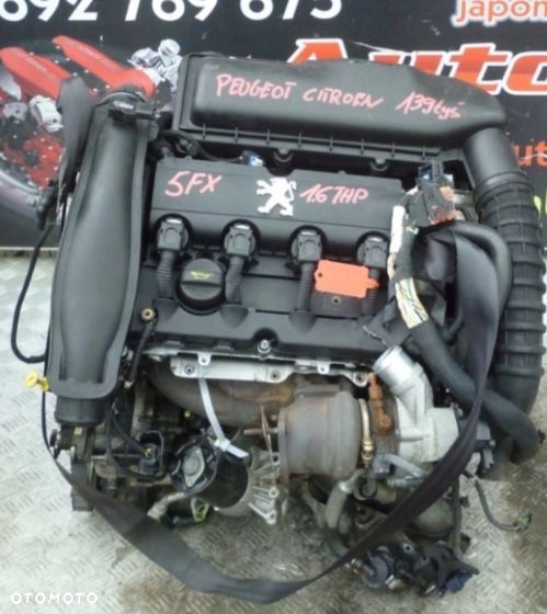 SILNIK KOMPLETNY PEUGEOT CITROEN 1.6 THP 5FX 139 TYS - 1