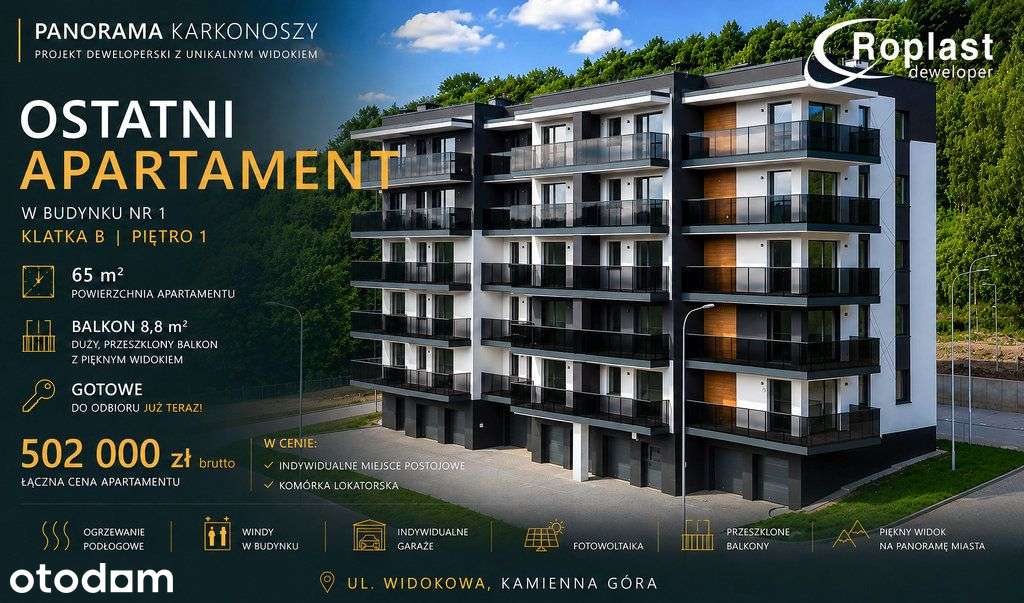 Apartament Panorama Karkonoszy ul. Widokowa 14 B11