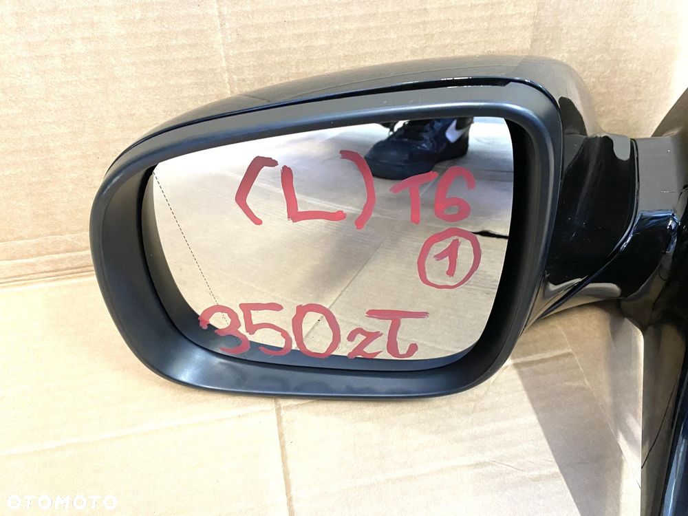 VW TRANSPORTER T6 CARAVELLE MULTIVAN 16- LUSTERKO LEWE ZEW. CZARNE NOWE - 2