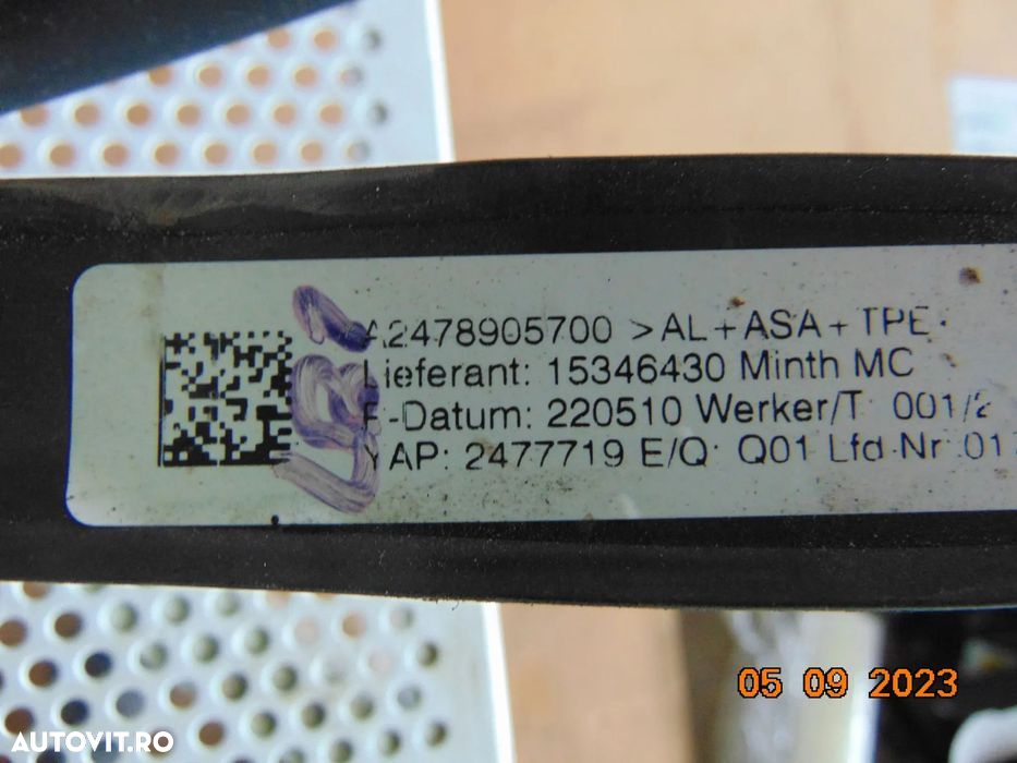 Bare plafon Mercedes GLB X247 2019-prezent bari longitudinale plafon g - 3