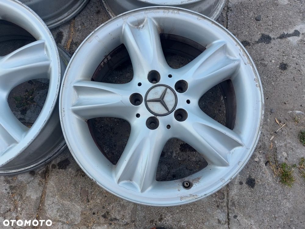 MERCEDES W203 FELGI ALUMINIOWE R16 7J ET37 5X112 ORYGINAŁ PROSTE ! - 3