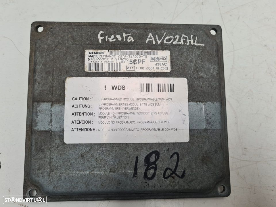 CENTRALINA SIEMENS ORIGINAL S120977010D 2U7A12A650TG 5CPF FORD FIESTA 1.4 TDCI - 2