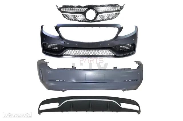 Body Kit Mercedes C C205 Coupé (2014 a 2018) Look Amg - 1