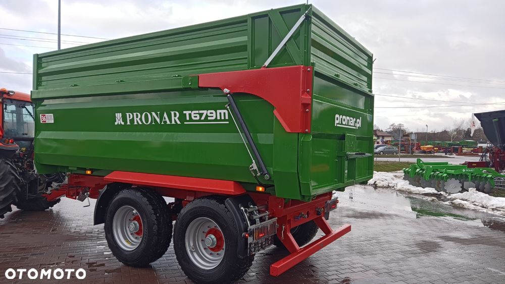 Pronar Przyczepa skorupowa PRONAR T-669 -14.3t; T-700XL -14.7t; T-679M -12t, tandem, nadstawy, plandeka, oś skrętna - 22