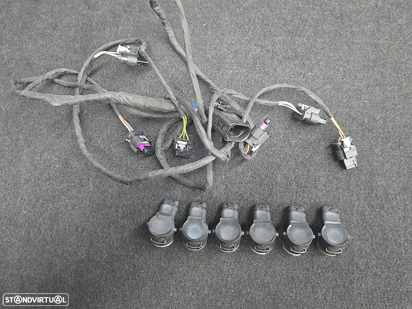 Sensores de estacionamento PDC traseiros Com cablagem conjunto kit originais para audi TT TTS 8S 2016- - 8