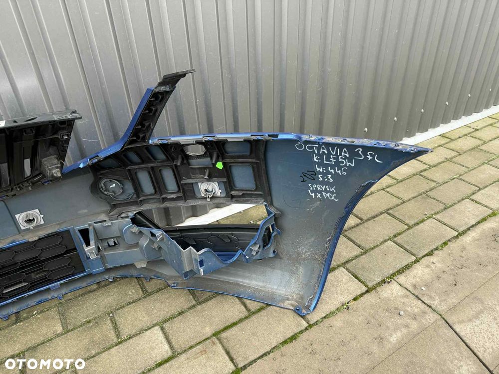 Skoda Octavia III FL Zderzak Przód Przedni Kompletny 4xPDC Spryski LF5W - 7