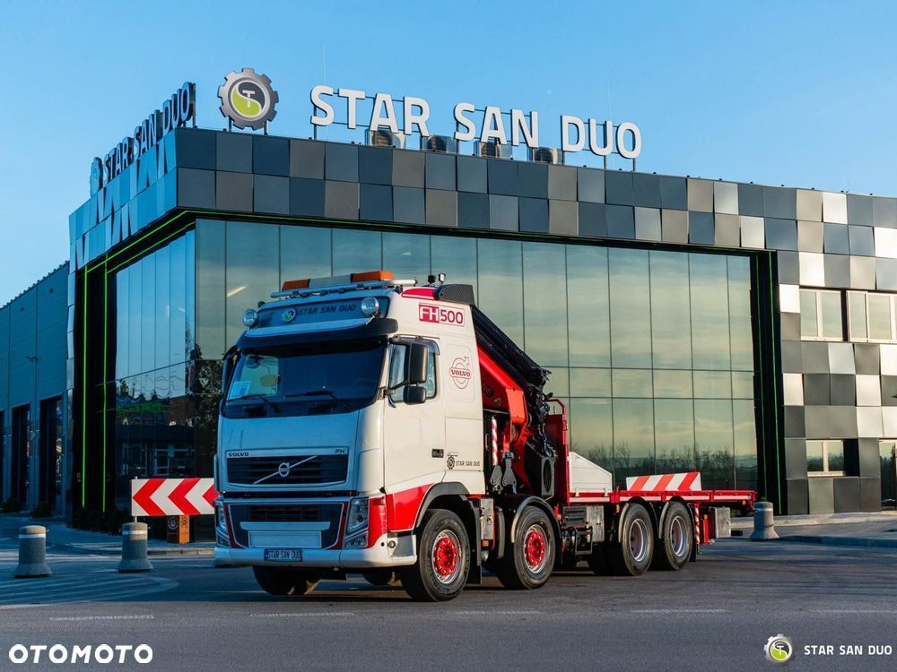 Volvo FH500 8x4 PALFINGER PK 60002 F HDS Żuraw Siodło Wciągarka - 8