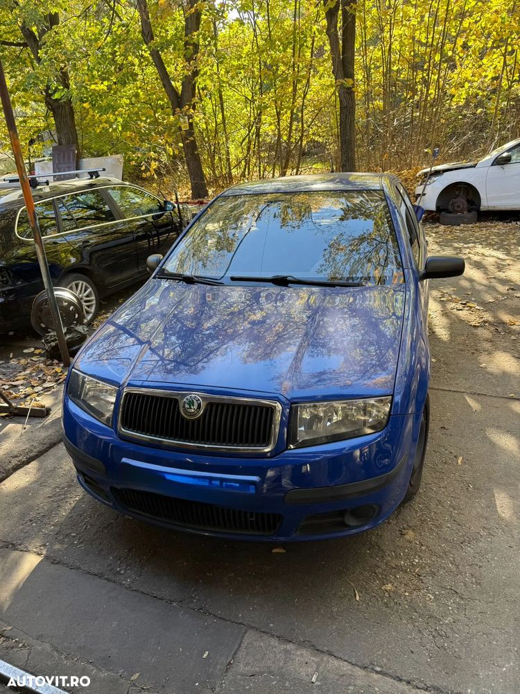 Dezmembrez Skoda Fabia 1 facelift albastru 2006 1,2 benzina BME BMD
