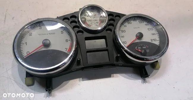 PEUGEOT 207 06-12 r - LICZNIK ZEGAR 9666132580 - 1