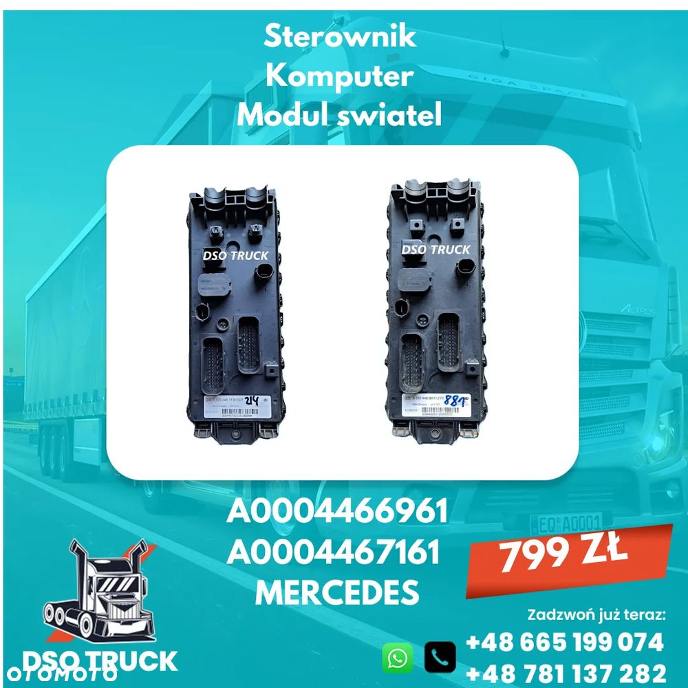 A0004466961 A0004467161 Sterownik Komputer Modul swiatel mercedes mp - 1