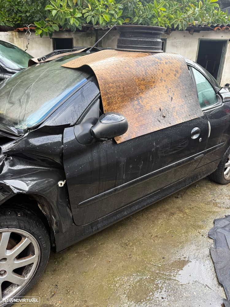 Peugeot 206 CC Completo para peças Porta esquerda Porta Direita espelho Elevador elétrico - 3