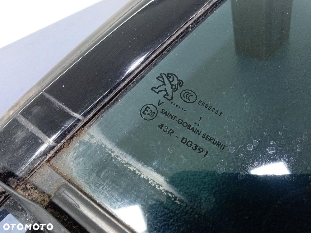 PEUGEOT 508 II SW KOMBI 18- SZYBA DRZWI TYŁ LEWA  MAŁA 21 - 3