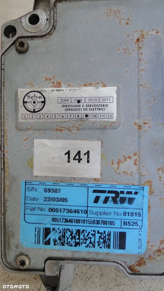 LANCIA MUSA FIAT IDEA POMPA WSPOMAGANIA ELEKTRYCZNA WSPOMAGANIA UKŁAD EUROPA - 3