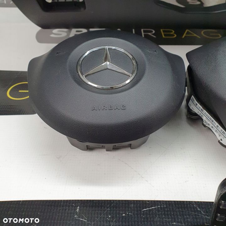 MERCEDES B-KLASA W246 DESKA ROZDZIELCZA KONSOLA KOKPIT PULPIT PODUSZKI AIRBAG AIR BAG PASY KIT SET - 7
