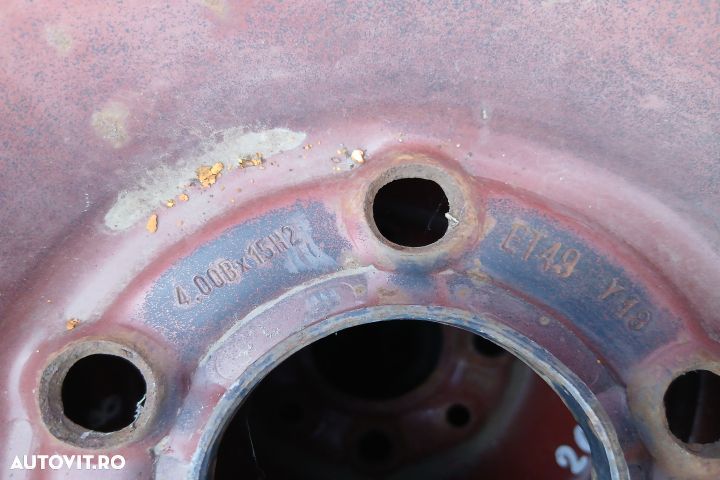 Roata de rezerva slim R15 4.00BX15H2 ET49 4.00BX15H2 ET49 Saab 900 2 - 4