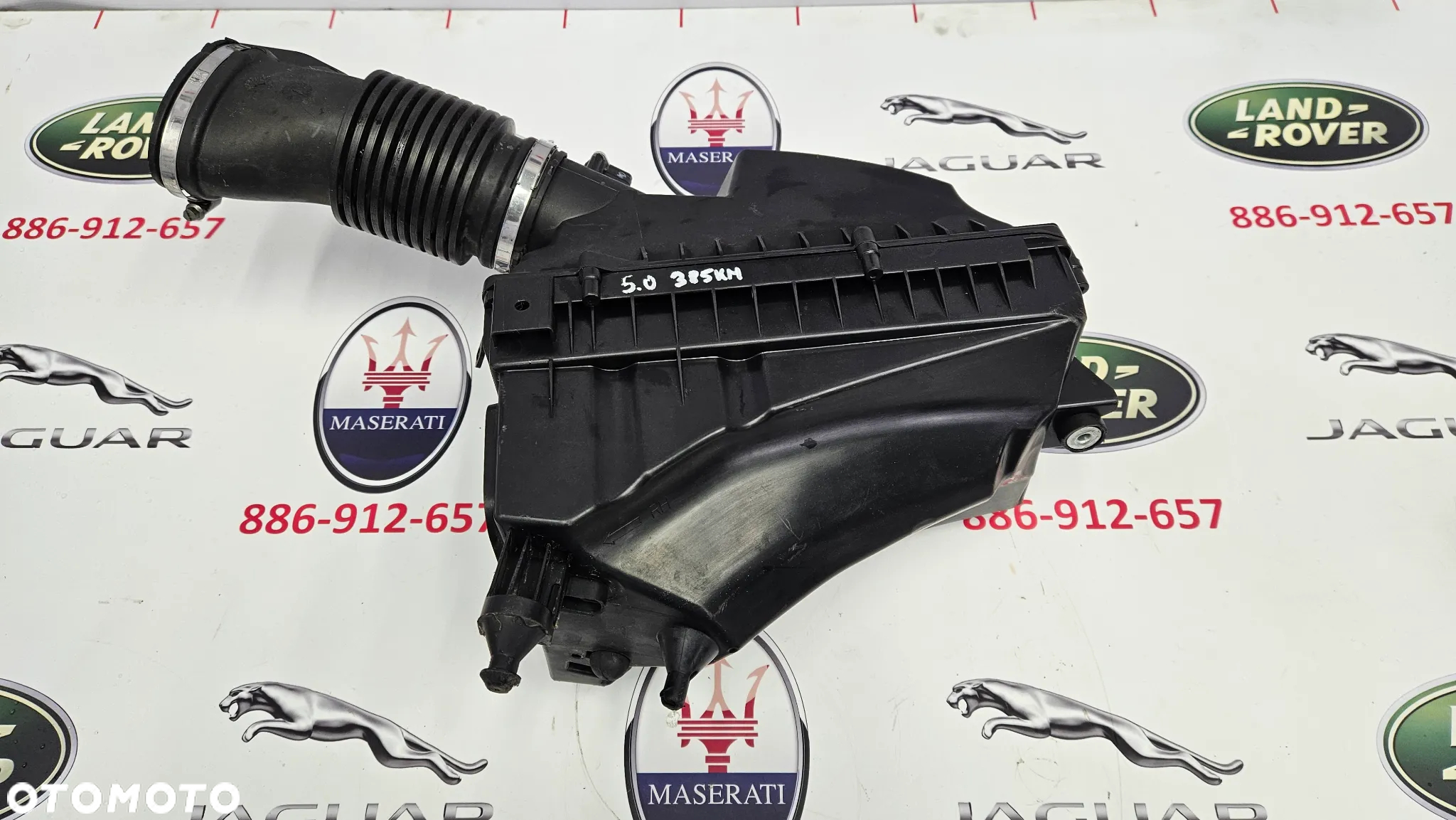 Jaguar XJ 351 2010-2015 5.0 508PN 385 KM Kompletna obudowa filtra powietrza prawego Filtr prawy  8X23-9600-BB - 6
