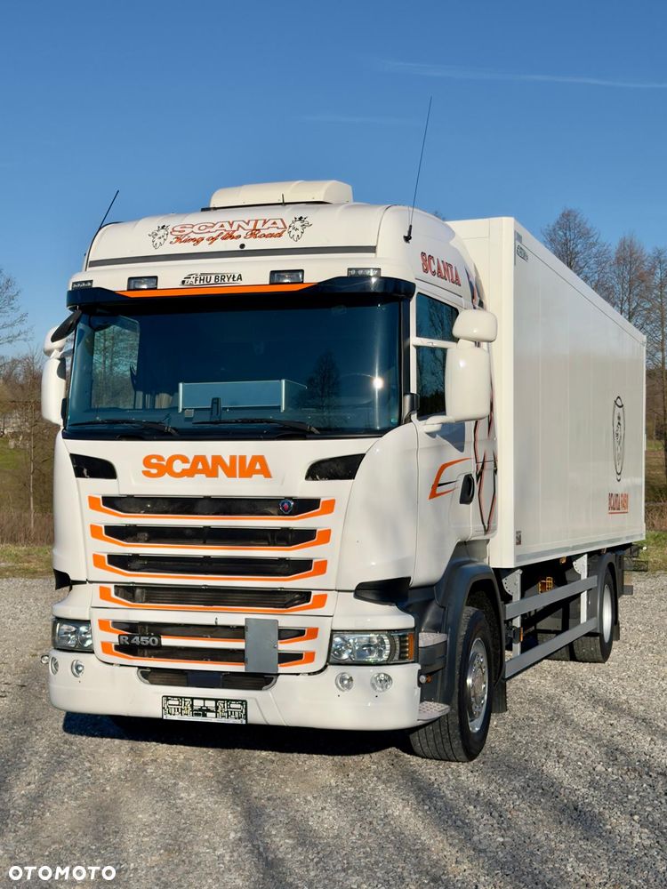 Scania SCANIA R450 / IZOTERMA / KONTENER / DO ŻYWCA / SILNIK 6 CYLINDROWY / 13 LITROWY  / KLIMA POSTOJOWA / WINDA / SPROWADZONY / SYPIALKA / AUTOMAT / 18 PALET / E6 / STAN BARDZO DOBRY - 14