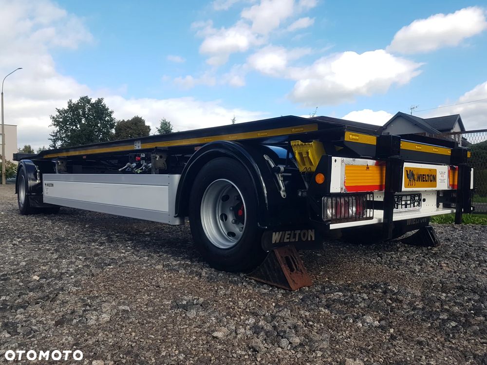 Wielton PS-2 PRZYCZEPA POD KONTENERY DO HAKOWCA 2-OSIE BLIŹNIAKI HUFFERMANN ZASŁAW SKIBICKI - 8