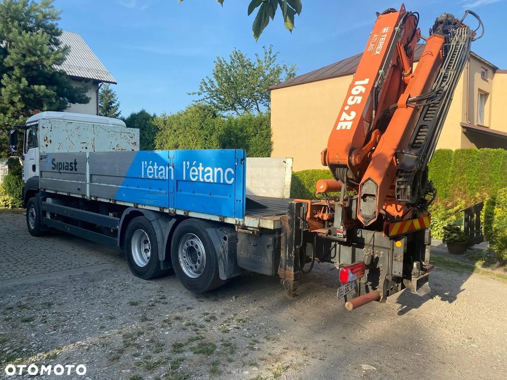 MAN TGA 26.390 / HDS TEREX ATLAS 165.2E / WYSIĘG 123m / PILOT / ROTATOR / BLOKADA MOSTU / SKRĘTNA I PODNOSZONA OŚ / IMPORT FRANCJA - 4