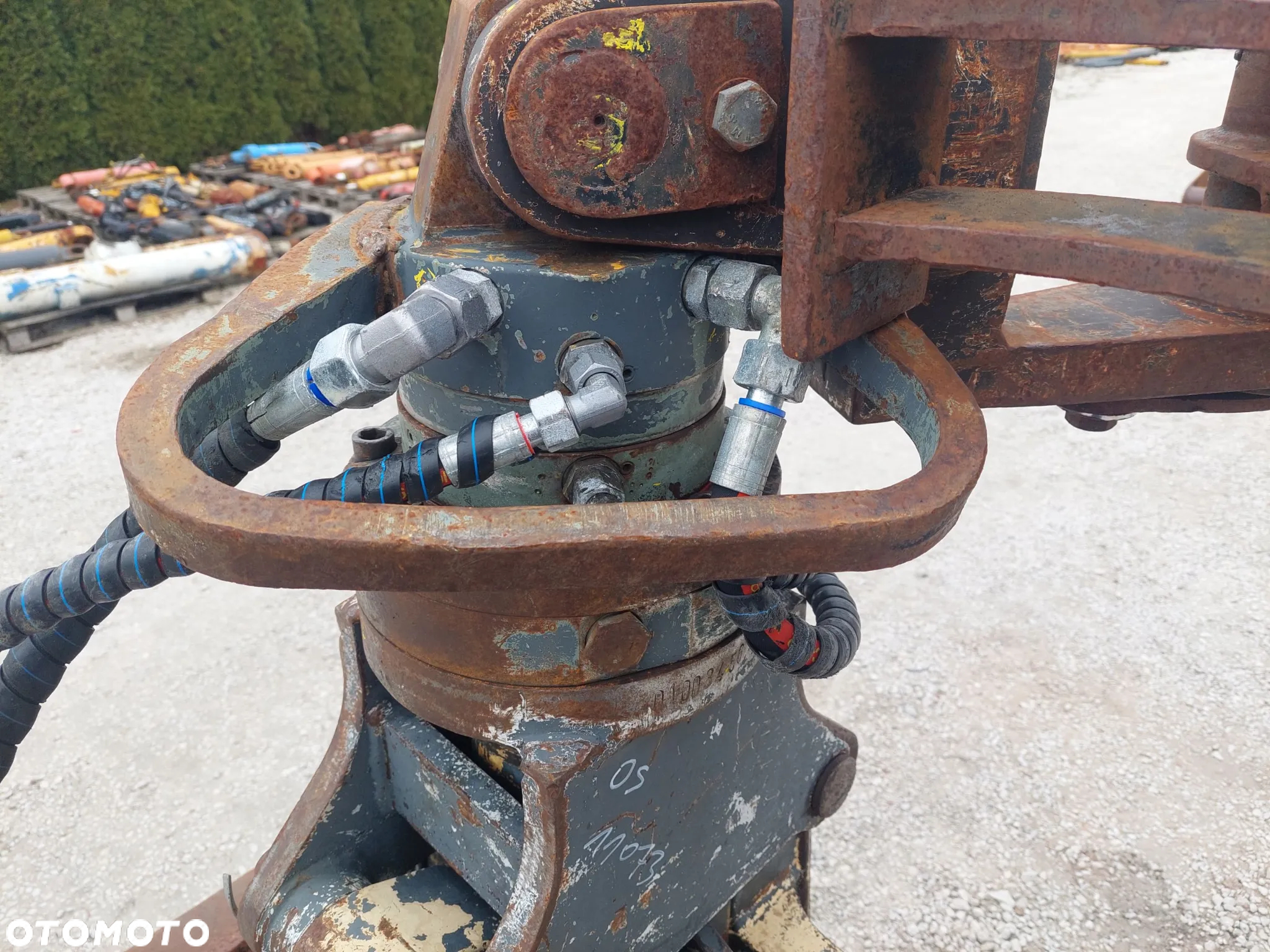 Łyżka chwytakowa, chwytak obrotowy rotor rotator koparki na szybkozłącze Nado SK 15 20 Komatsu PW PC 130 138 140 148 160 180 210 - 13