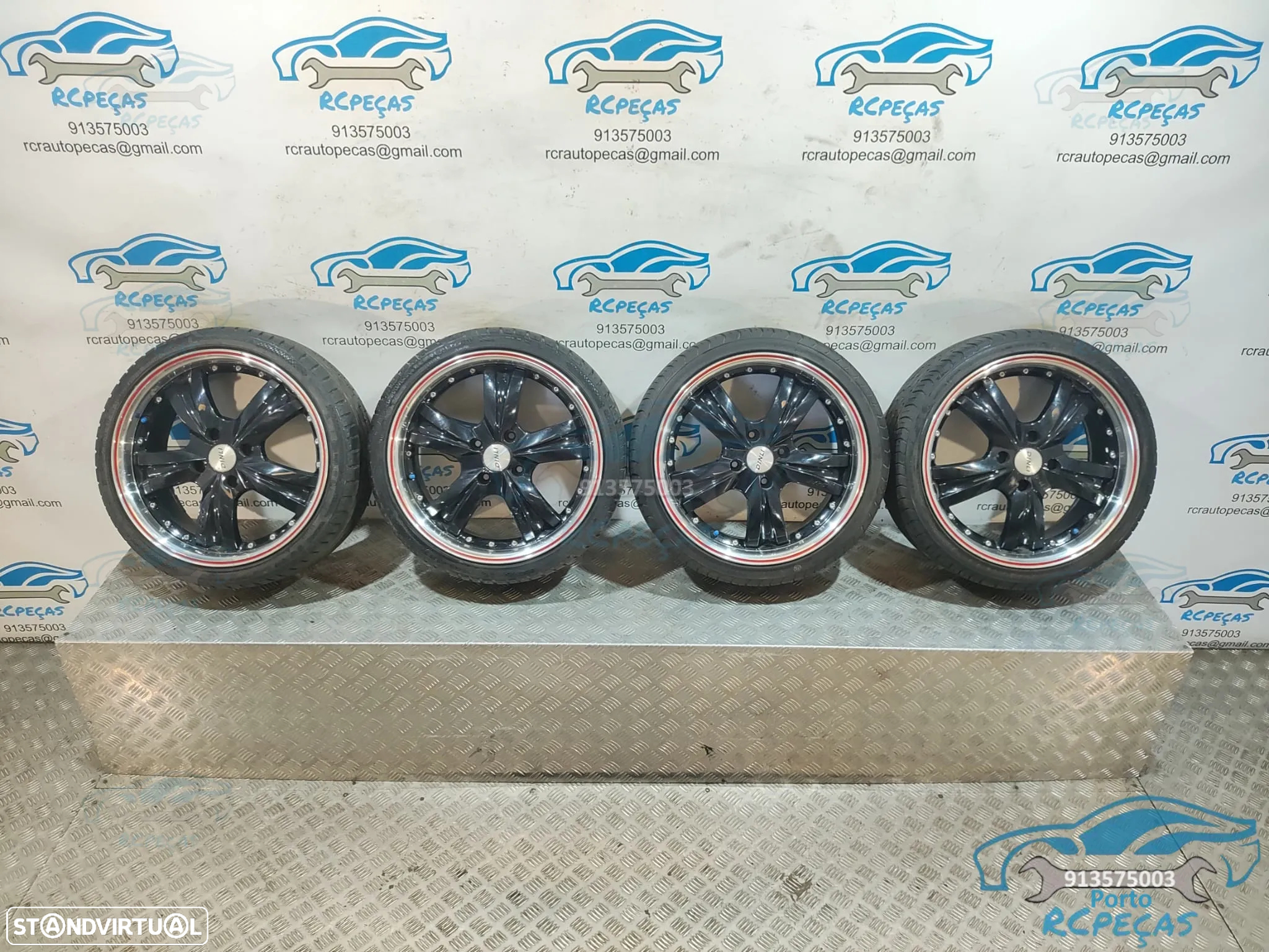 Jantes 17" HRS 4x100 - 7J | ET40 - 195 40 17 | Mini | Cooper | Aba | Polida | One | S | JCW | SD | Polegadas | Jante - 10