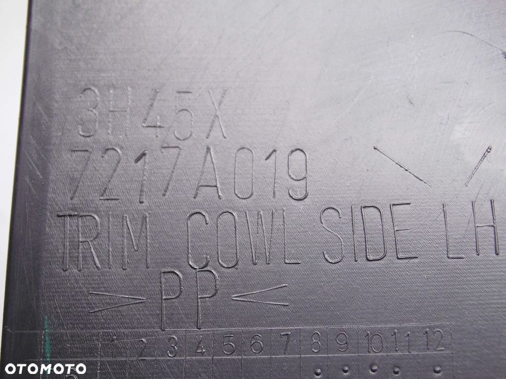 OSŁONA SŁUPKA PROGU MITSUBISHI OUTLANDER III LIFT LEWA PRZEDNIA - 4