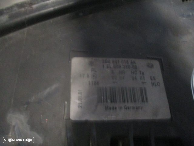Farol 3B0941016A VW PASSAT 4 BREAK (3B) PHASE 2 2001 1.9TDI  130CV 5P CINZENTO DRT H7 + H7 HELLA  APOIO DANIFICADO - 7