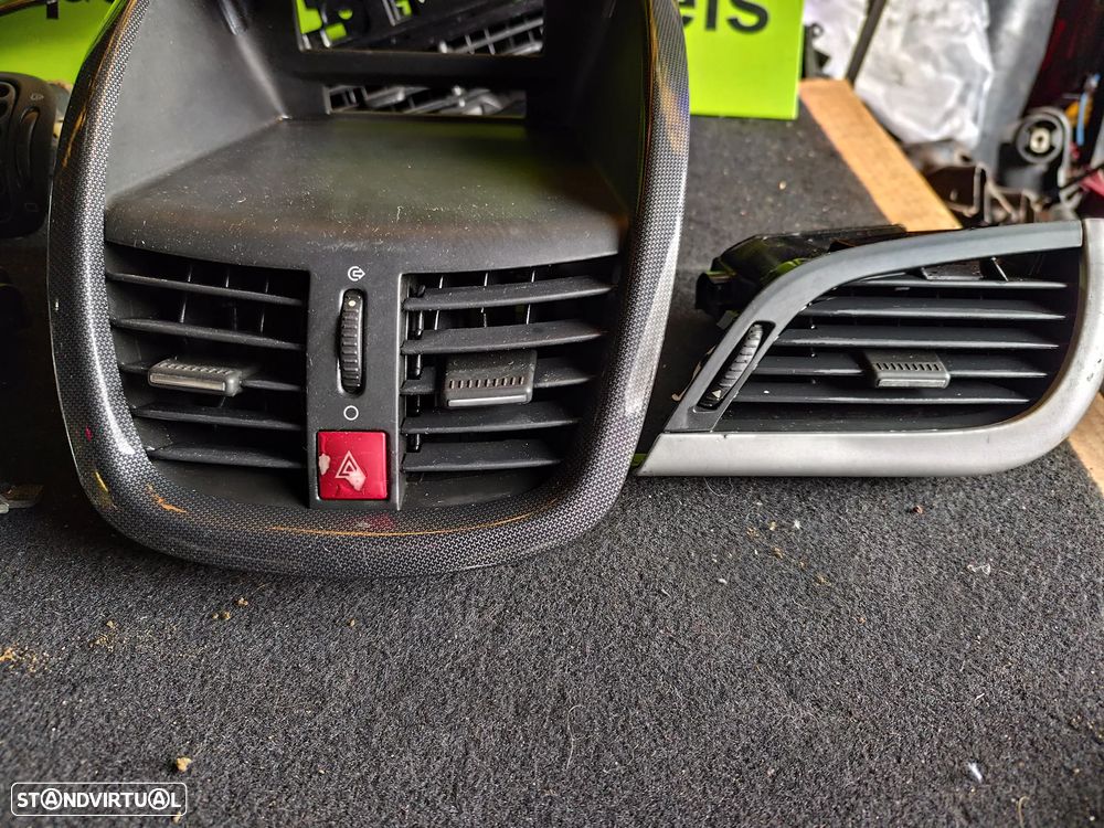 PEUGEOT 206 207 208 GRELHA VENTILAÇÃO TABLIER - 3