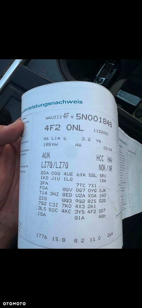 Silnik kompletny z osprzętem Audi A6 C6 3.2 FSI AUK - 2
