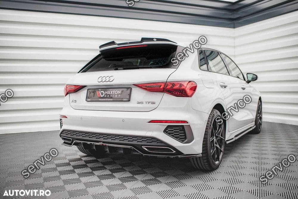 Prelungire bara spate Audi A3 SLine Sportback 8Y 2020- v6 - Maxton - 2